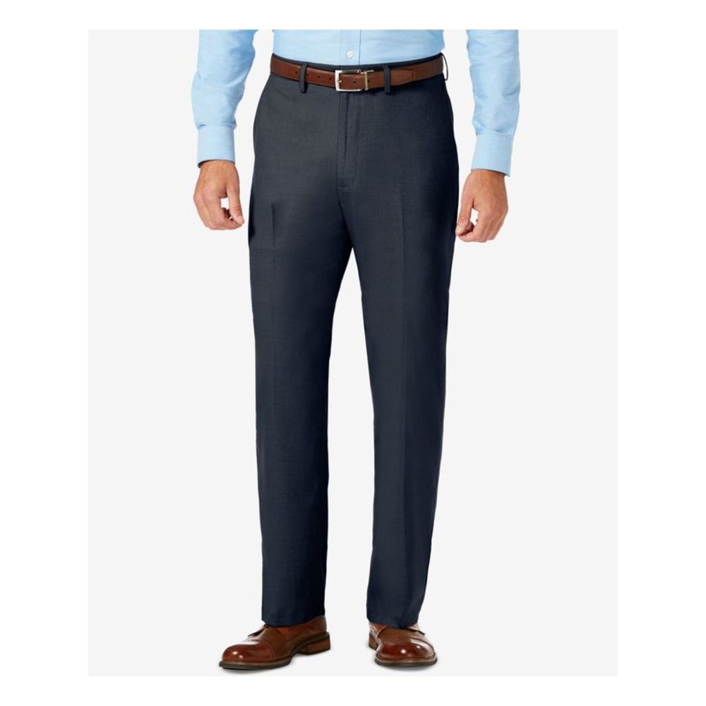J.M. HAGGER Mens Navy Pants 34X29